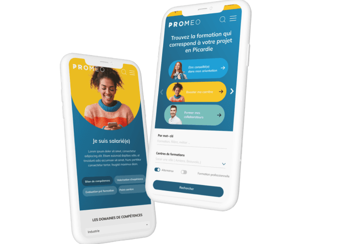 mockup version mobile