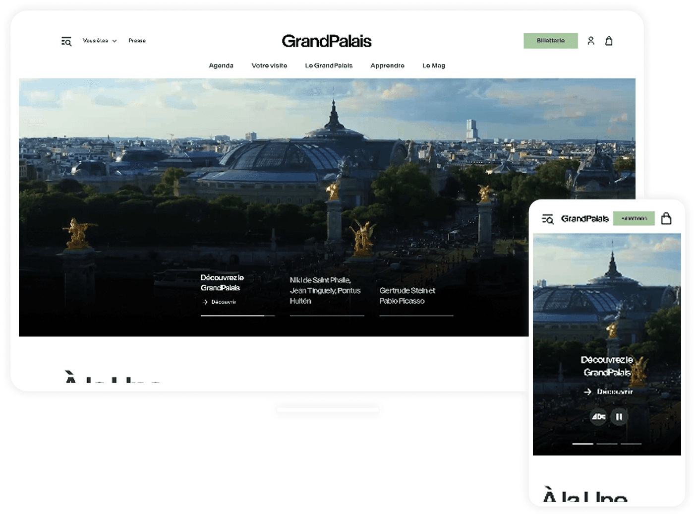 Mock up grand palais